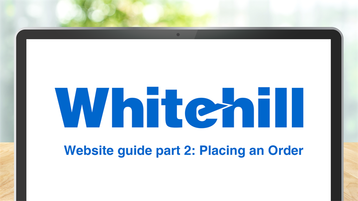 Placing an order on Whitehill Tools website