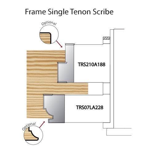 Whitehill HP Flush Frame Single Tenon Scribe