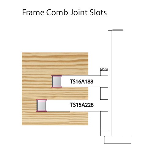 Whitehill HP Flush Frame Comb Joint Slots