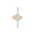 22mm (R7) Glazing Bar Profile Cutter in HSS - 1085 Alternative Image