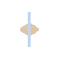 22mm Ovolo Glazing Bar Profile Cutter in TCT - 1268 Alternative Image