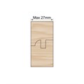 10.5 & 6 x 10mm Kitchen Door Profile Cutter in HSS - 125393 Alternative Image