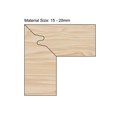 140 x 45 mm Lockmitre Head Steel Alternative Image