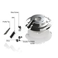 140 x 45 mm Lockmitre Head Steel Alternative Image