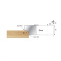 125 x 20 mm TC Tip Ovolo Open Radius Mould Head Alternative Image