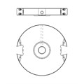 147 x 30 x 19 mm Bore Keywayed Sedgwick 3rd Head Alternative Image