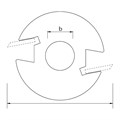 122 mm Serrated Profile Head Z2 for 8mm Thick Cutters Alternative Image