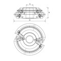 140 x 45 mm Lockmitre Head Steel Alternative Image