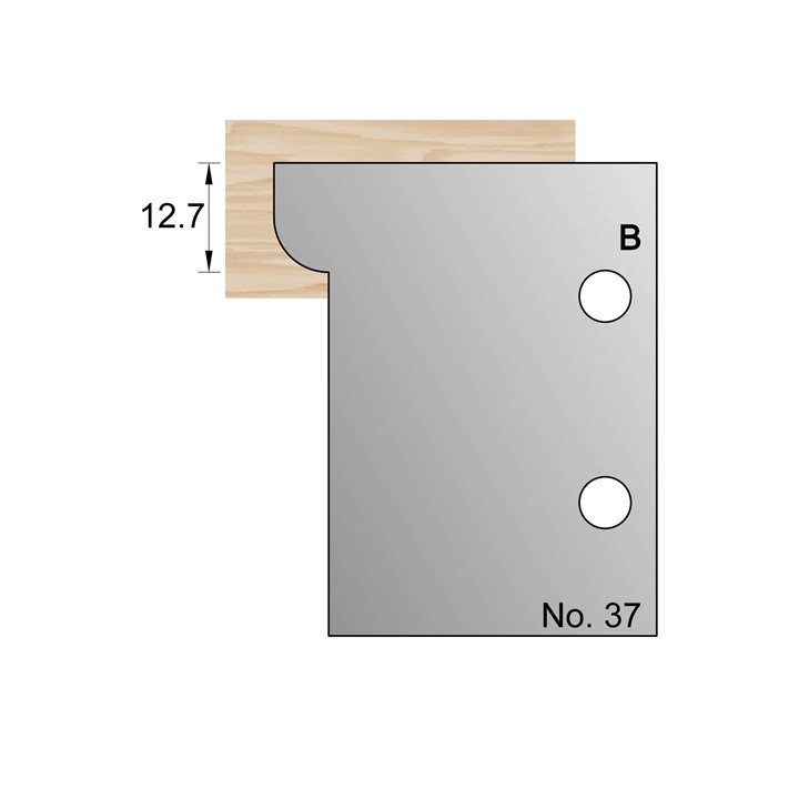 12.7mm Scribe Cutter in HSS - 37