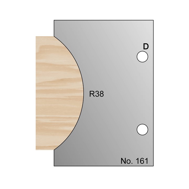 R38 Radius Profile Cutter in HSS - 161