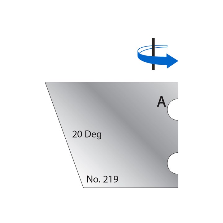 20 Degrees Scribe Cutter in HSS - 219