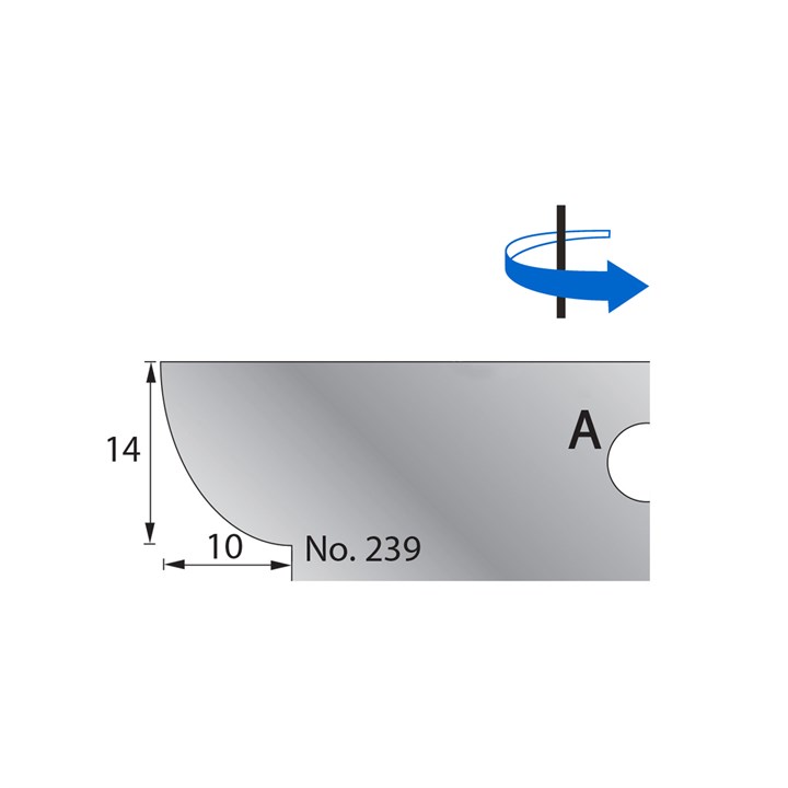 14 x 10mm Scribe Cutter in HSS - 239