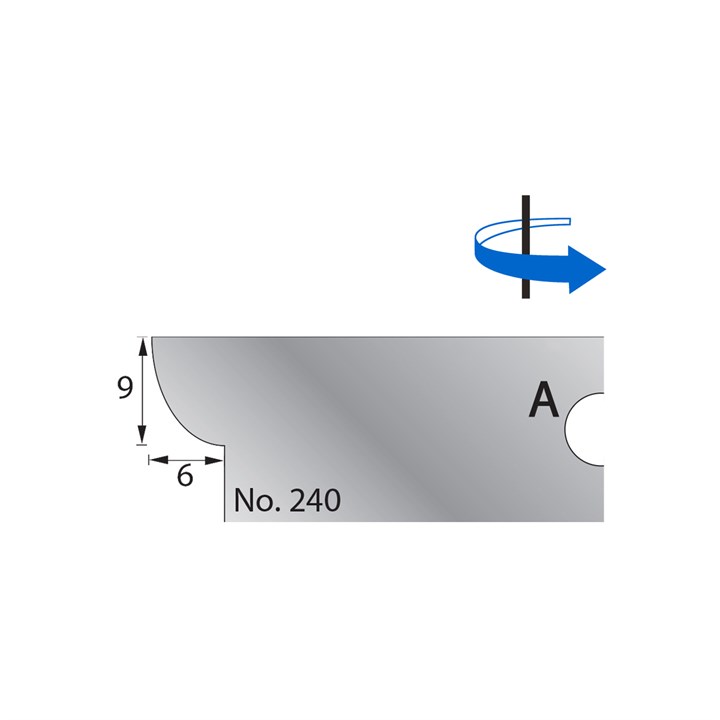 9 x 6mm Scribe Cutter in HSS - 240