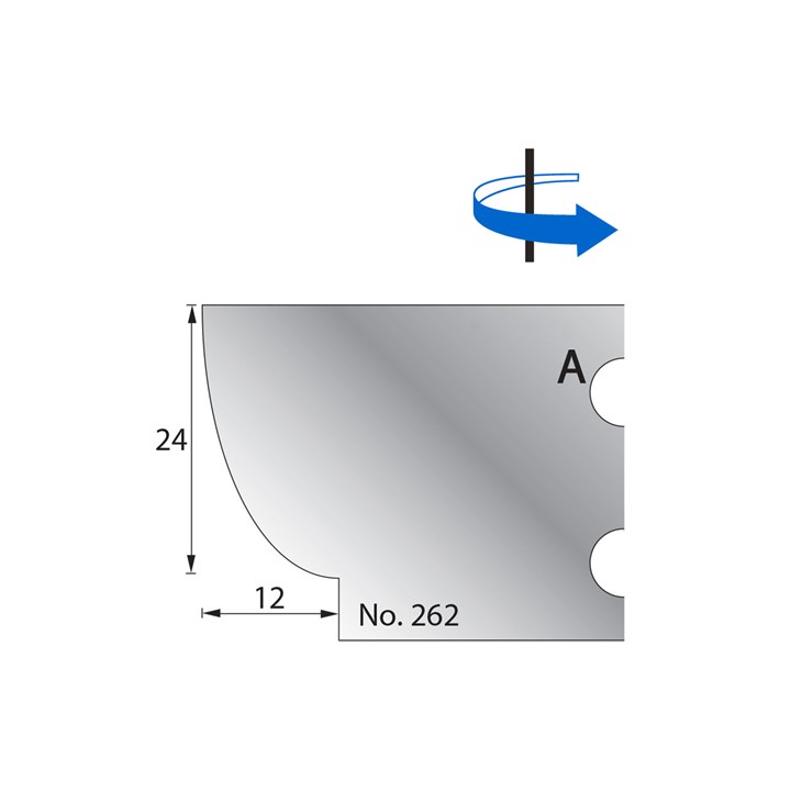 24 x 12mm Scribe Cutter in HSS - 262