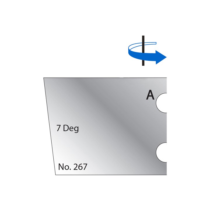 7 Degrees Scribe Cutter in HSS - 267