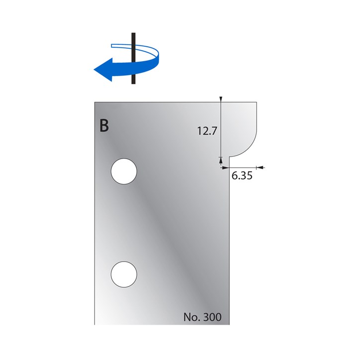 12.7 x 6.35mm Scribe Cutter in HSS - 300