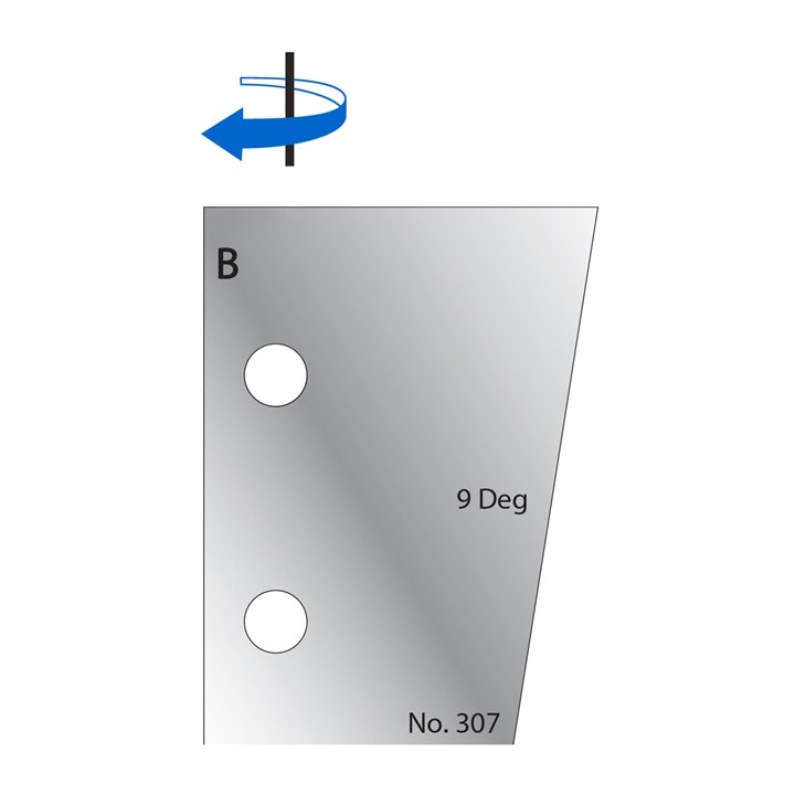 9 Degrees Scribe Cutter in HSS - 307