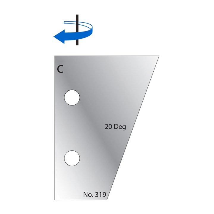 20 Degrees Scribe Cutter in HSS - 319