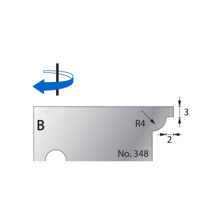 R4 w/ 3 x 2mm Quirk Scribe Cutter in HSS - 348