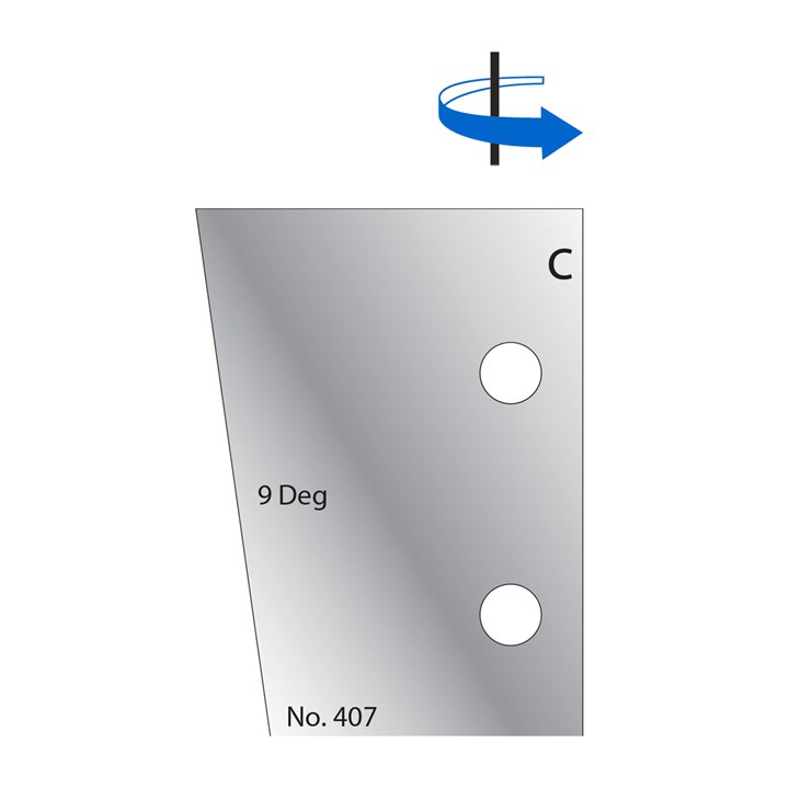 9 Degrees Scribe Cutter in HSS - 407