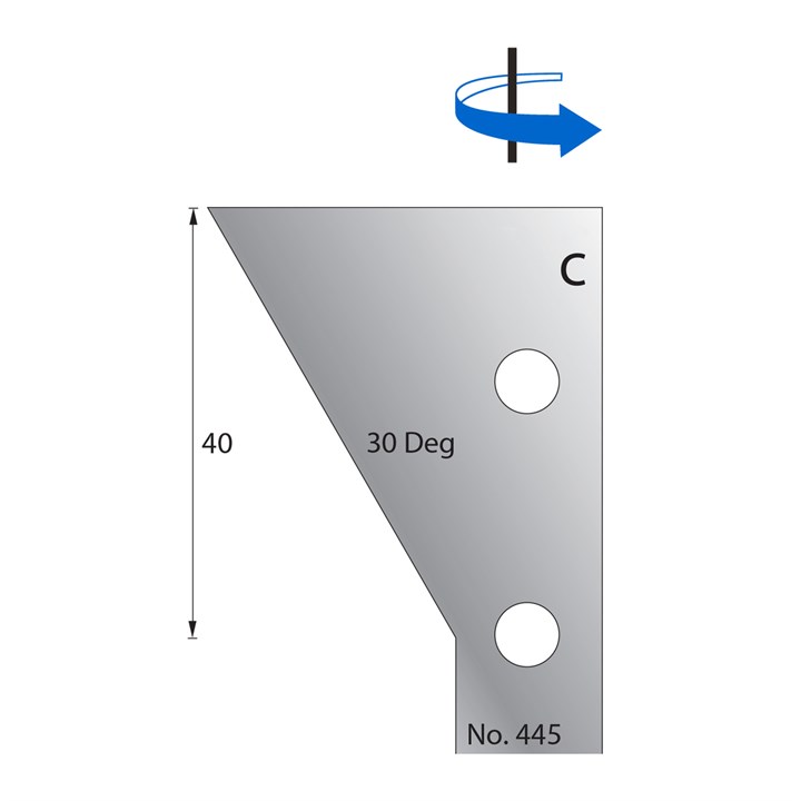 30 Degrees Scribe Cutter in HSS - 445