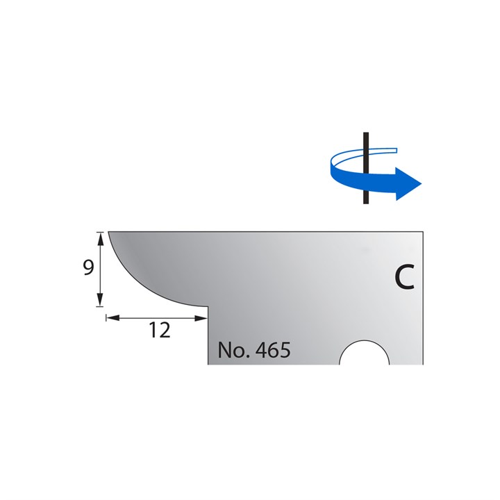 9 x 12mm Scribe Cutter in HSS - 465