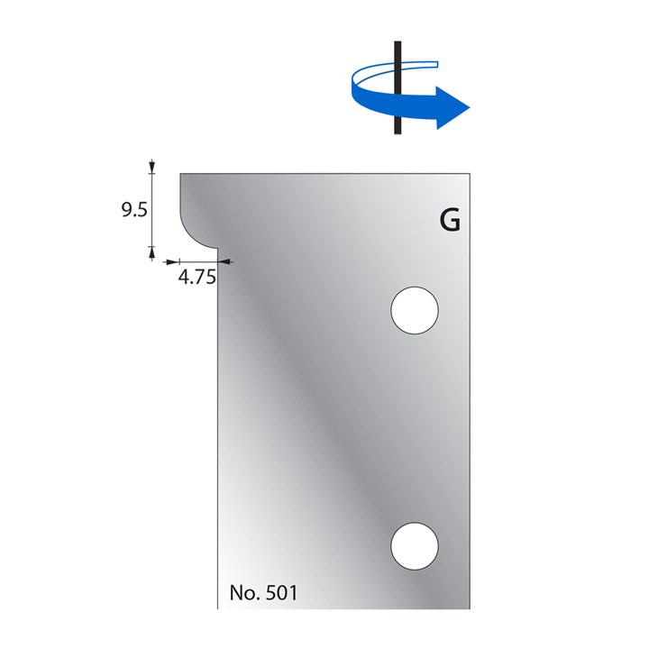 9.5 x 4.75mm Scribe Cutter in HSS - 501