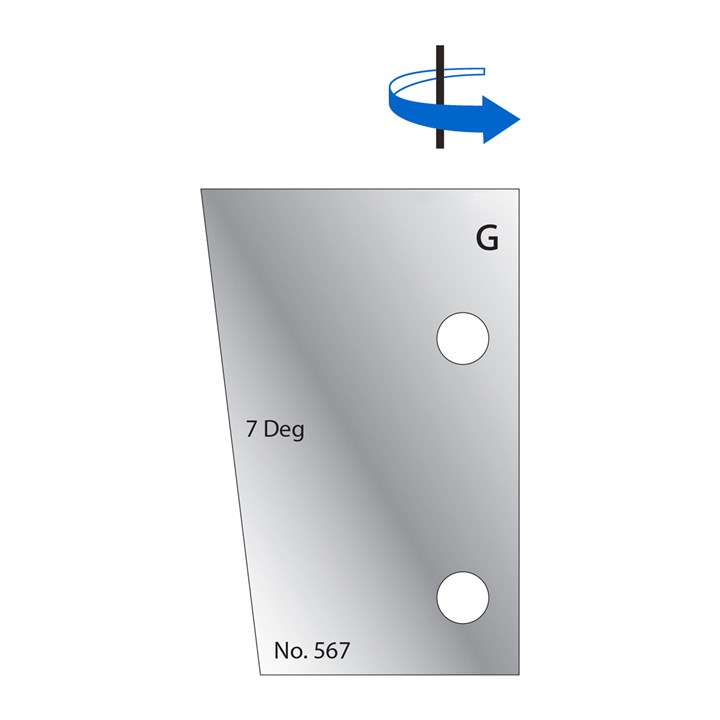 7 Degrees Scribe Cutter in HSS - 567