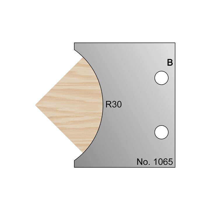 R30 Radius Profile Cutter in HSS - 1065