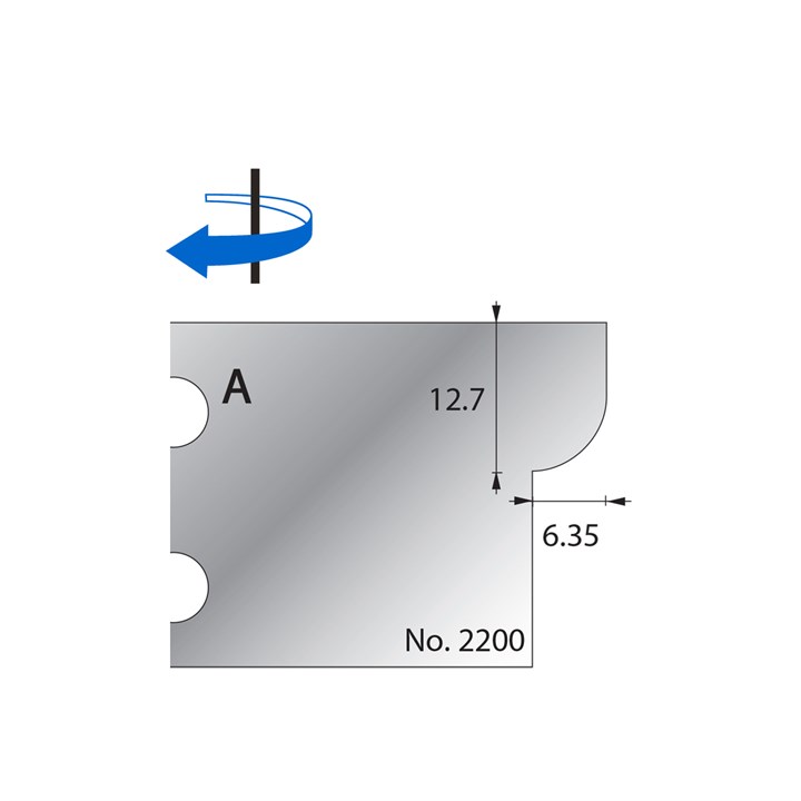 12.7 x 6.35mm Scribe Cutter in HSS - 2200