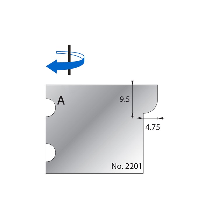 9.5 x 4.75mm Scribe Cutter in HSS - 2201