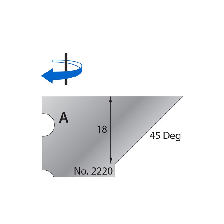 45 Degrees Scribe Cutter in HSS - 2220