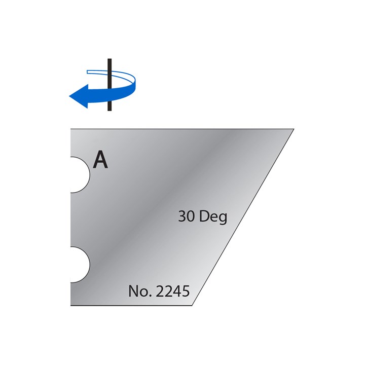 30 Degrees Scribe Cutter in HSS - 2245