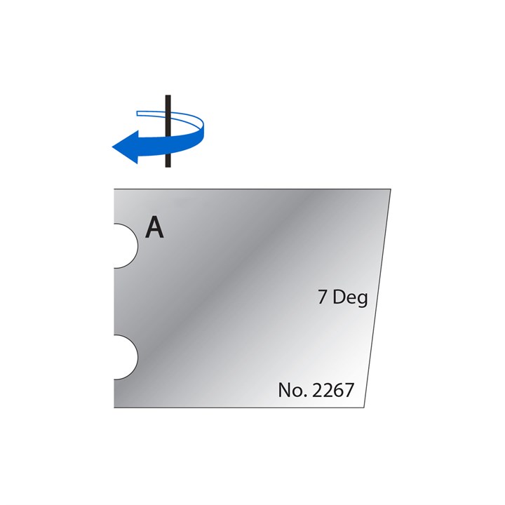 7 Degrees Scribe Cutter in HSS - 2267