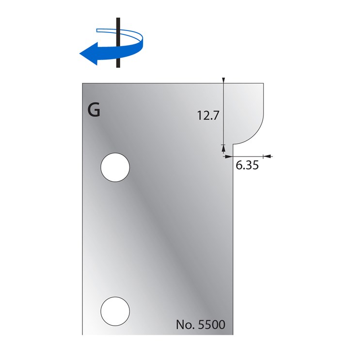 12.7 x 6.35mm Scribe Cutter in HSS - 5500