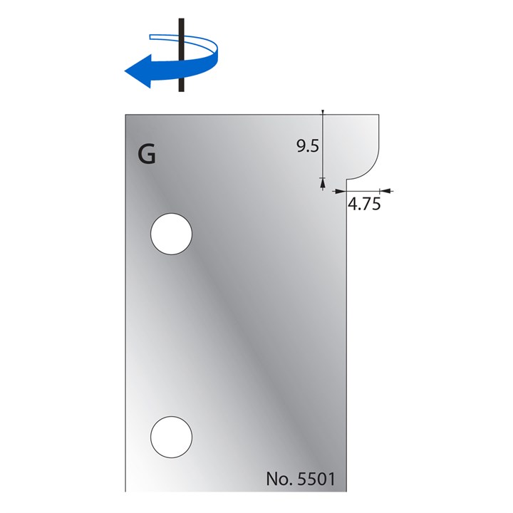 9.5 x 4.75mm Scribe Cutter in HSS - 5501