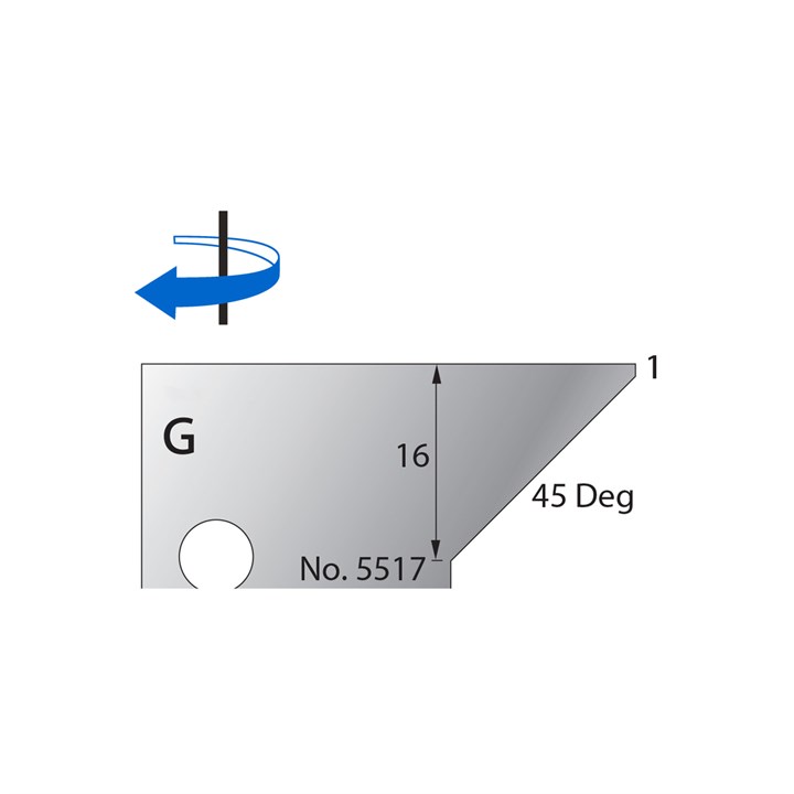45 Degrees Scribe Cutter in HSS - 5517