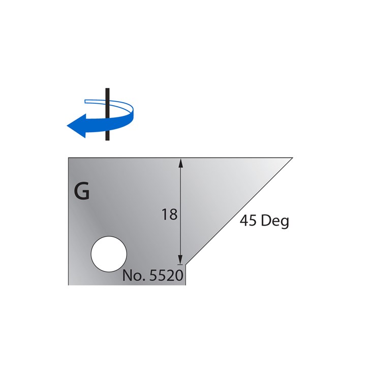 45 Degrees Scribe Cutter in HSS - 5520