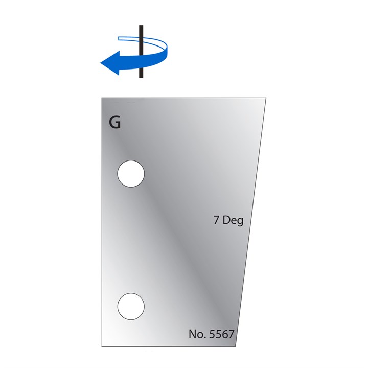 7 Degrees Scribe Cutter in HSS - 5567