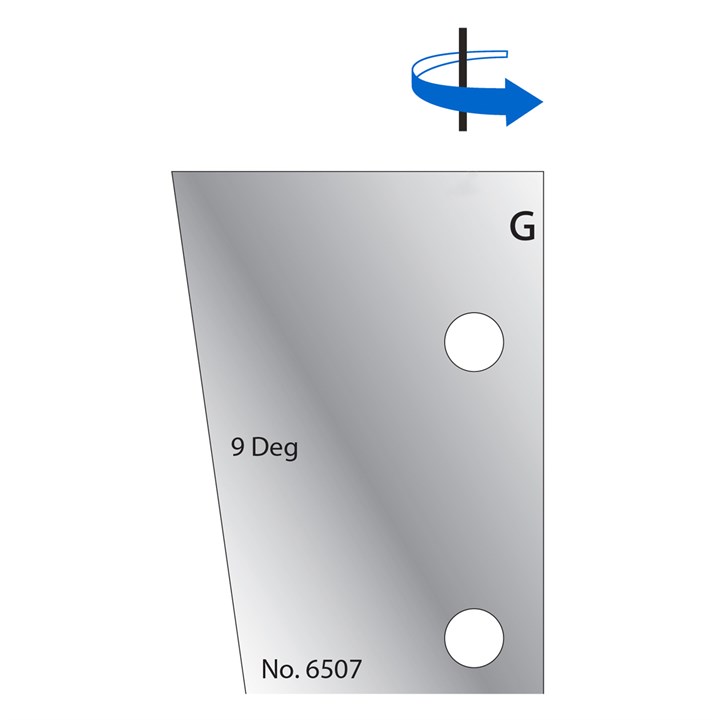 9 Degrees Scribe Cutter in HSS - 6507