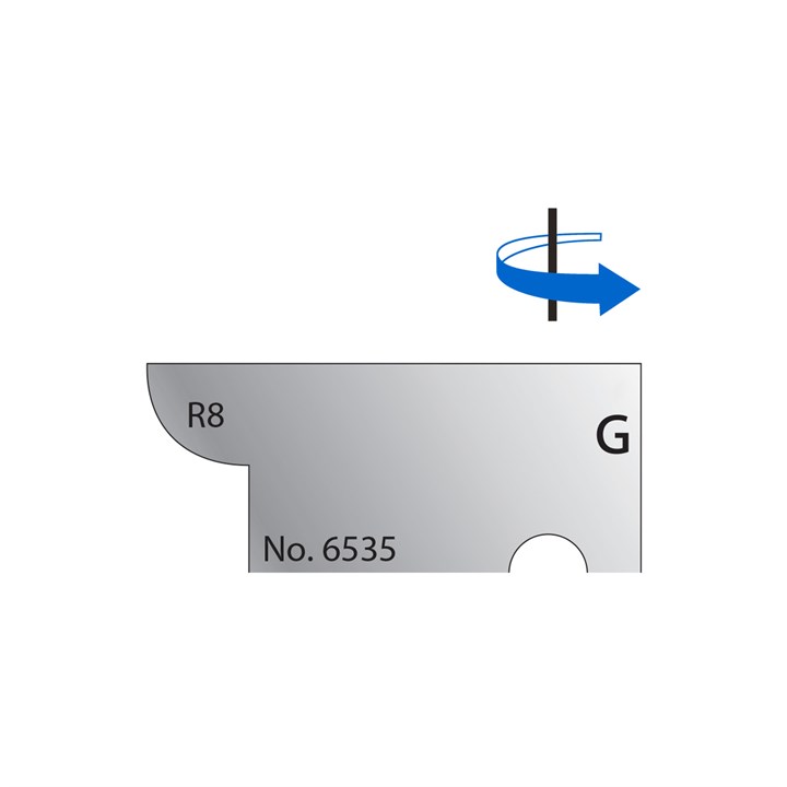 R8 Scribe Cutter in HSS - 6535