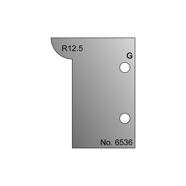 R12.5 Scribe Profile Cutter in HSS - 6536