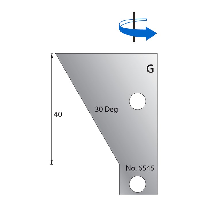 30 Degrees Scribe Cutter in HSS - 6545