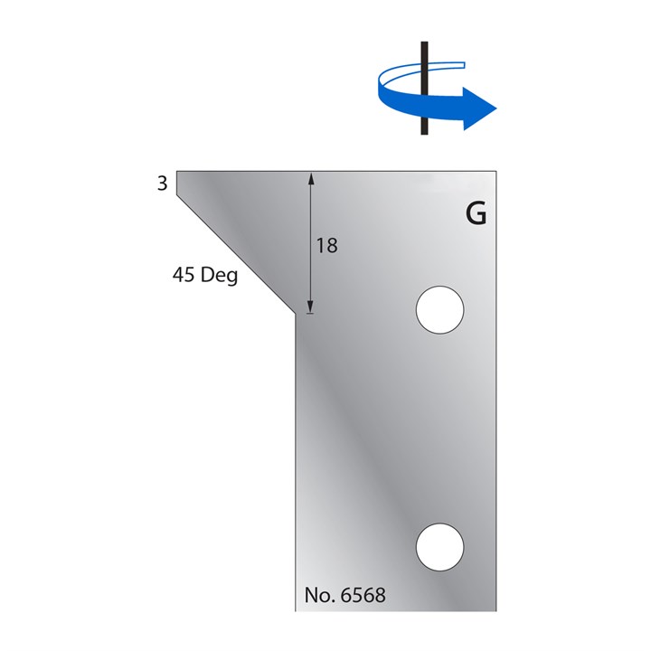 45 Degrees Scribe Cutter in HSS - 6568