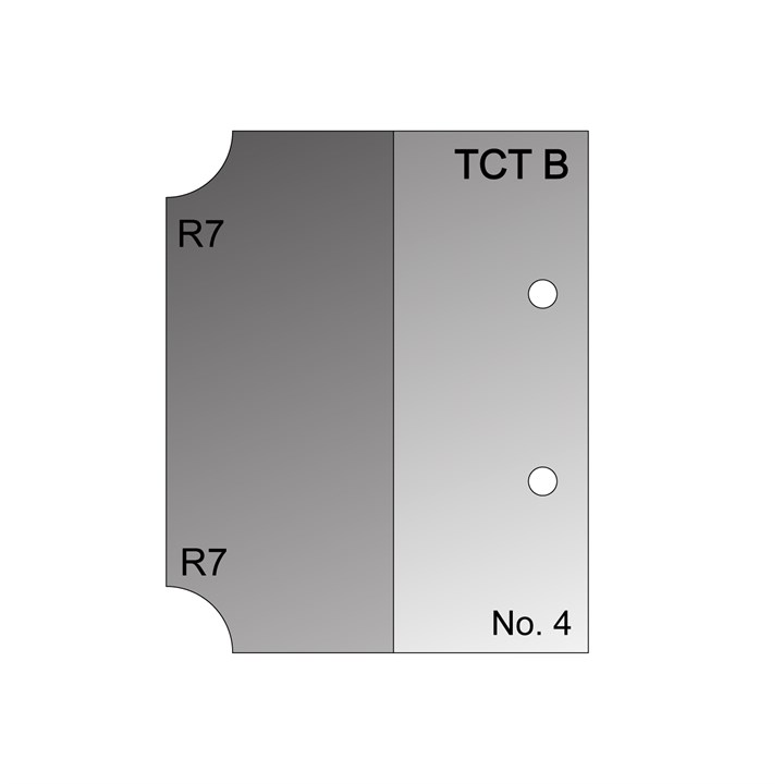 R7 Ovolo Profile Cutter in TCT - 4