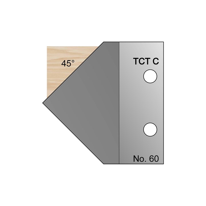 45 Degrees Bevel Profile Cutter in TCT - 60