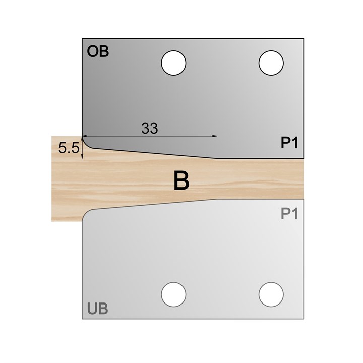 OB Panel Profile Cutter P1 HSS