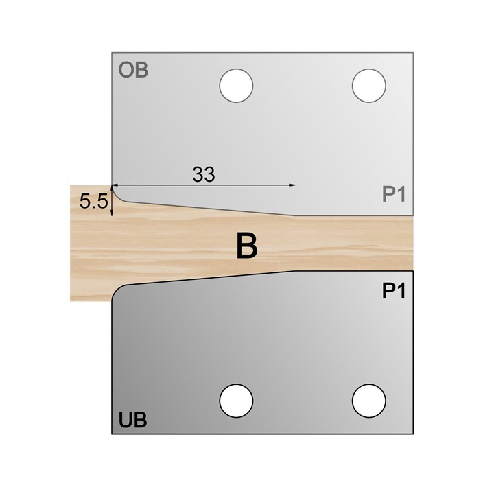 UB Panel Profile Cutter P1 HSS