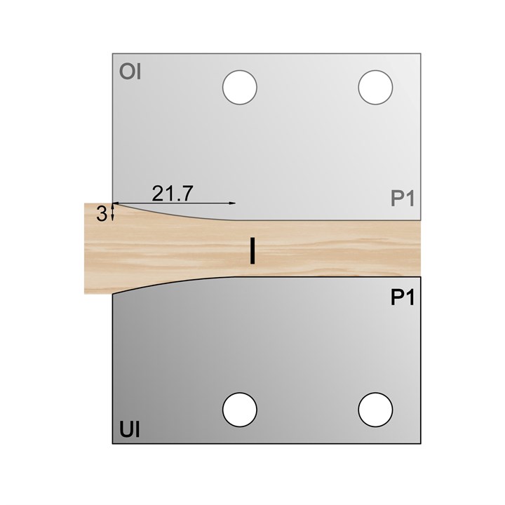 UI Panel Profile Cutter P1 HSS