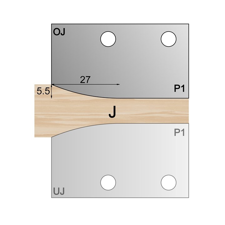 OJ Panel Profile Cutter P1 HSS